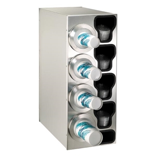 BFL-C-4LSS Countertop cup, lid & straw dispensing cabinet
