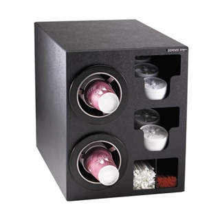 CTC-C-2BT Countertop cup, lid & straw dispensing cabinet
