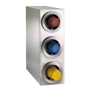 CTC-R-3SS Countertop cup dispensing cabinet