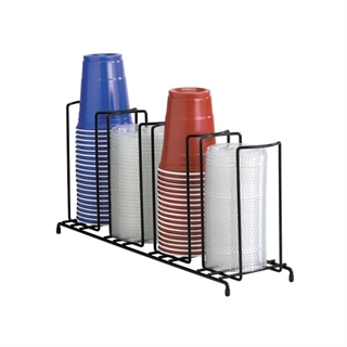 WR-4 Countertop wire form cup & lid organizer