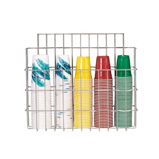 WR-CC-22 Surface mounted wire form cup organizer
