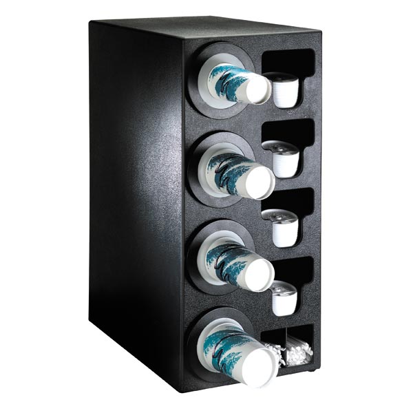 BFL-C-4BT Countertop cup, lid & straw dispensing cabinet
