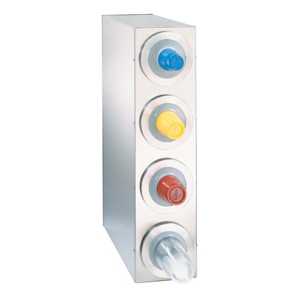 BFL-R-4SS Countertop cup dispensing cabinet