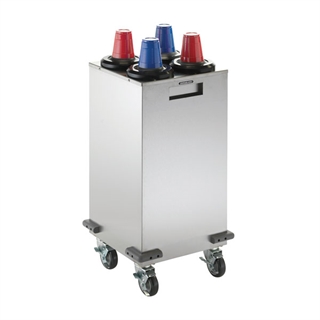 MCDC-SLR2X2 Mobile cup dispensing cart