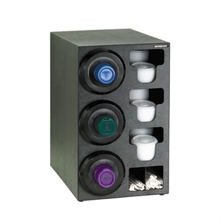 SLR-C-3LBT Countertop cup, lid & straw dispensing cabinet