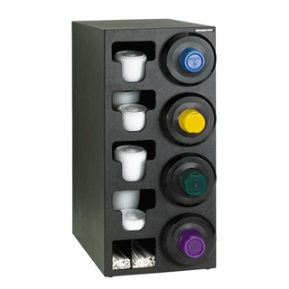 SLR-C-4RBT Countertop cup, lid & straw dispensing cabinet