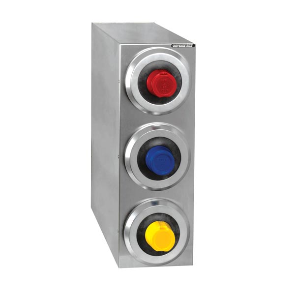 SLR-R-3SS Countertop cup dispensing cabinet