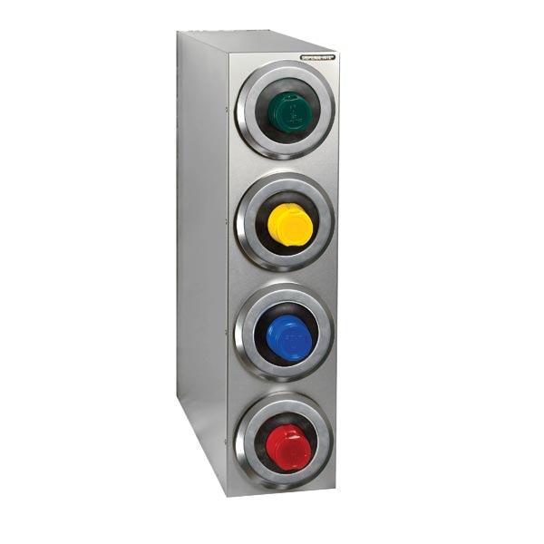 SLR-R-4SS Countertop cup dispensing cabinet
