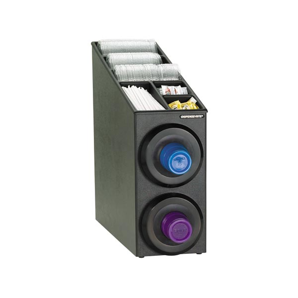 SLR-SL-2BT Countertop cup, lid & straw dispensing cabinet