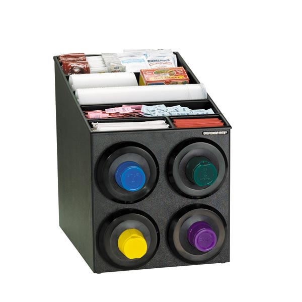 SLR-SL-2X2BT Countertop cup, lid & straw dispensing cabinet