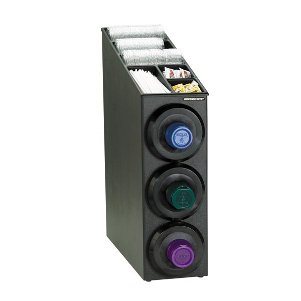 SLR-SL-3BT Countertop cup, lid & straw dispensing cabinet