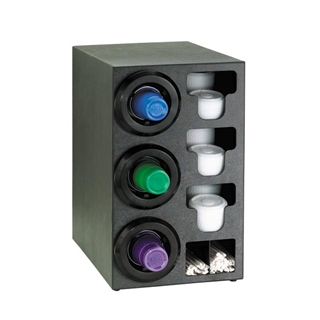 STL-C-3LBT Countertop cup, lid & straw dispensing cabinet