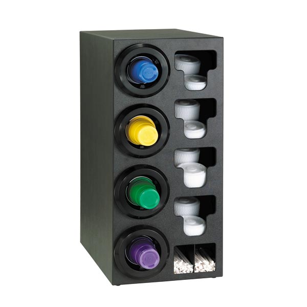 STL-C-4LBT Countertop cup, lid & straw dispensing cabinet