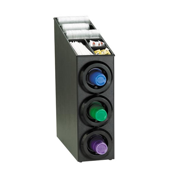 STL-SL-3BT Countertop cup, lid & straw dispensing cabinet