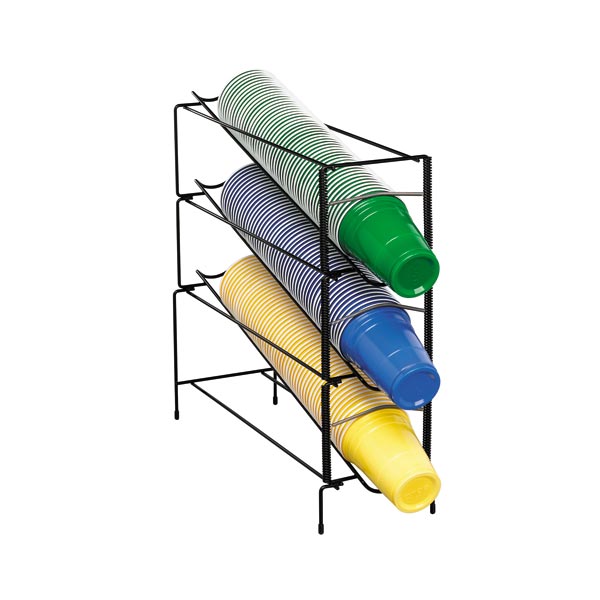 WR-CT-3 Countertop wire form cup & lid dispenser